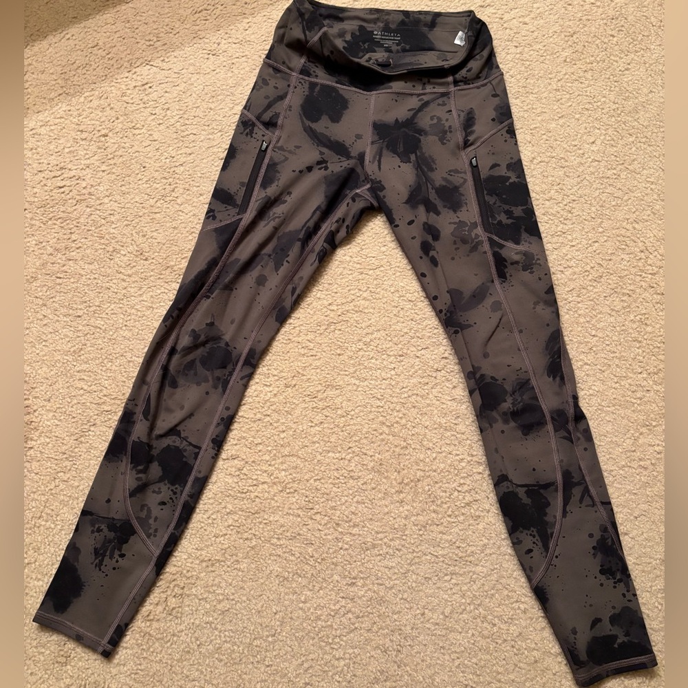 Athleta Ranier tights, reflective, XS